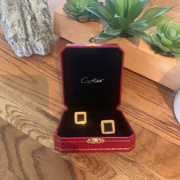 Authentic Cartier Gold Men’s Cufflinks